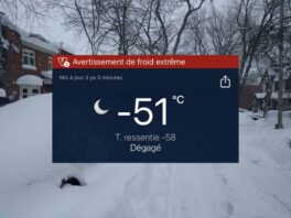 -51° en Alberta : le vortex polaire se dirige vers le Québec